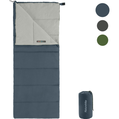 Спальный мешок NATUREHIKE NH22MSD05 F150 синий, молния слева